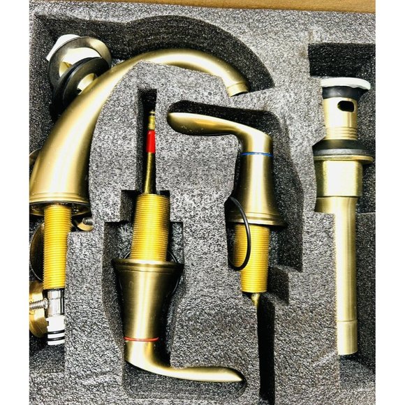 Basin Faucet - Model ( 0QEP7FC7 ) Brushed Gold - New Other - Picture 4 of 4